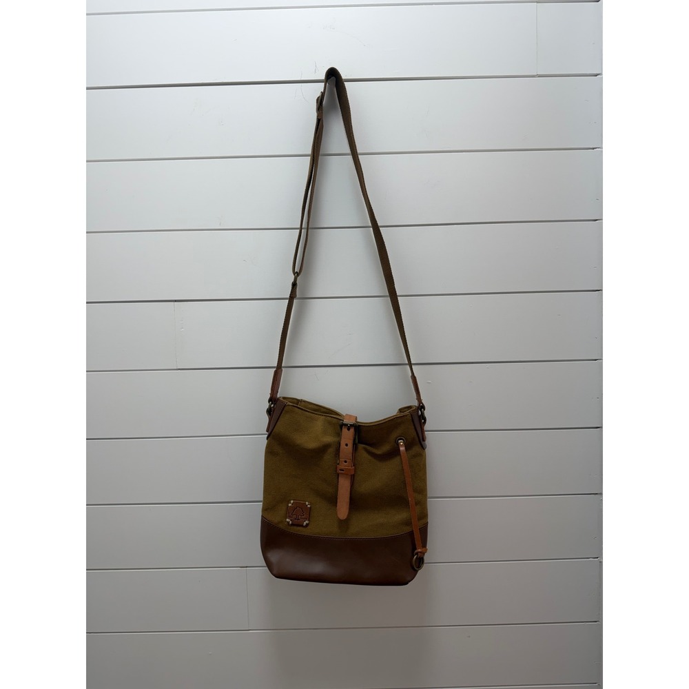 TSD Brand Women's Crossbody Bag Messenger Style Bag Canvas